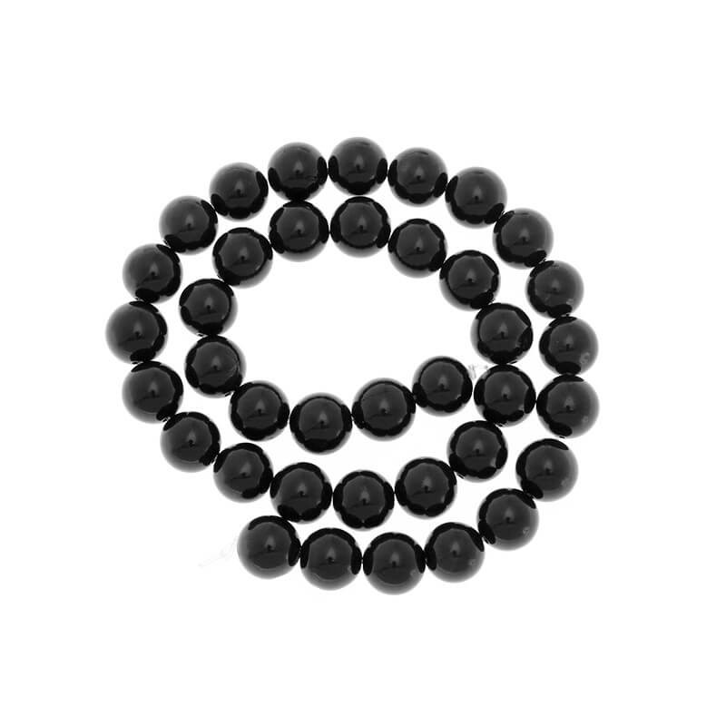 Onyx bracelet beads 10mm 38pcs / string KAONKU10