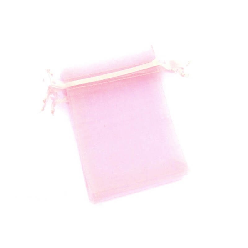 Organza bags pink 9 x 12 cm 2pcs ORG1205