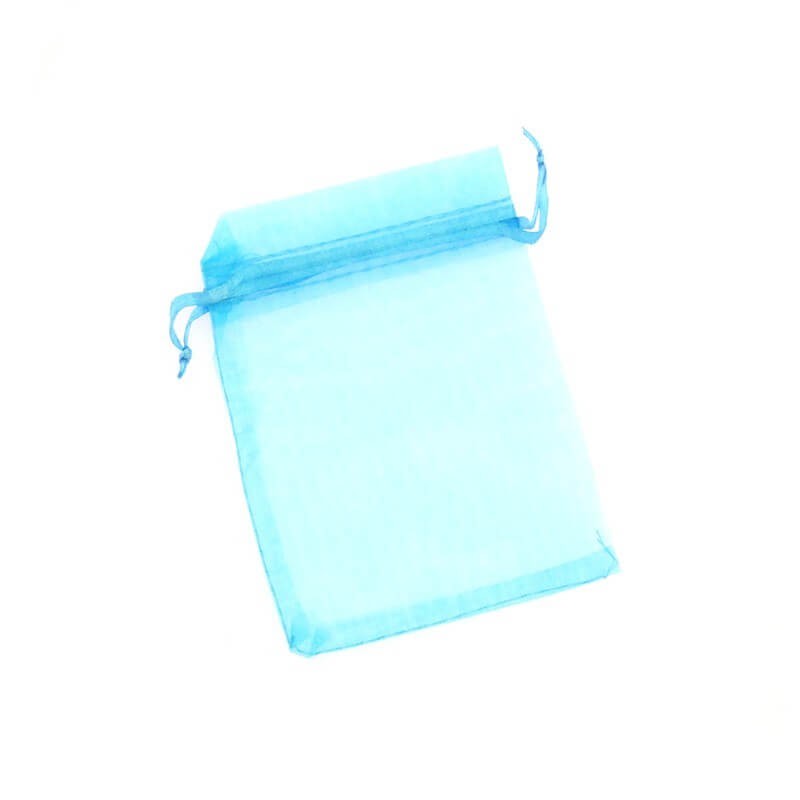 Organza bags blue 9 x 12 cm 2pcs ORG1210