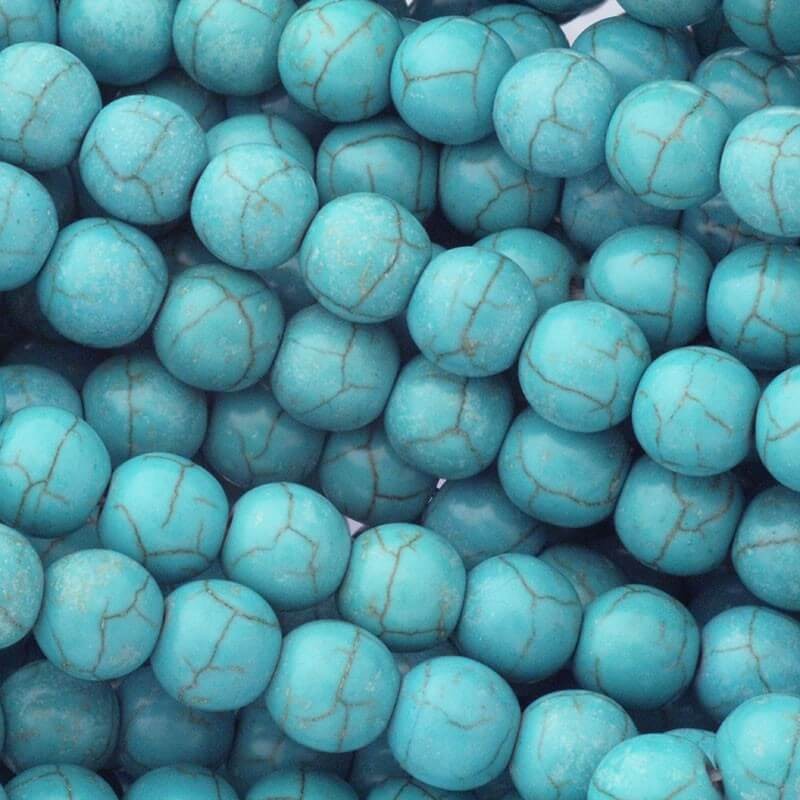 Howlite beads turquoise beads 10mm 40pcs / string HOTUKU10A