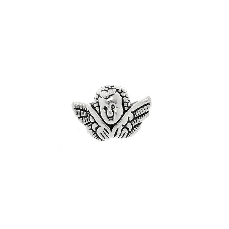 Angel spacers with wings, antique silver 19x13x9mm, 1 piece AAT108