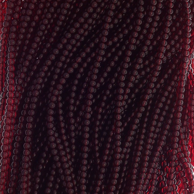 Perfect beads 4mm beads 222 pieces burgundy SZPF0402