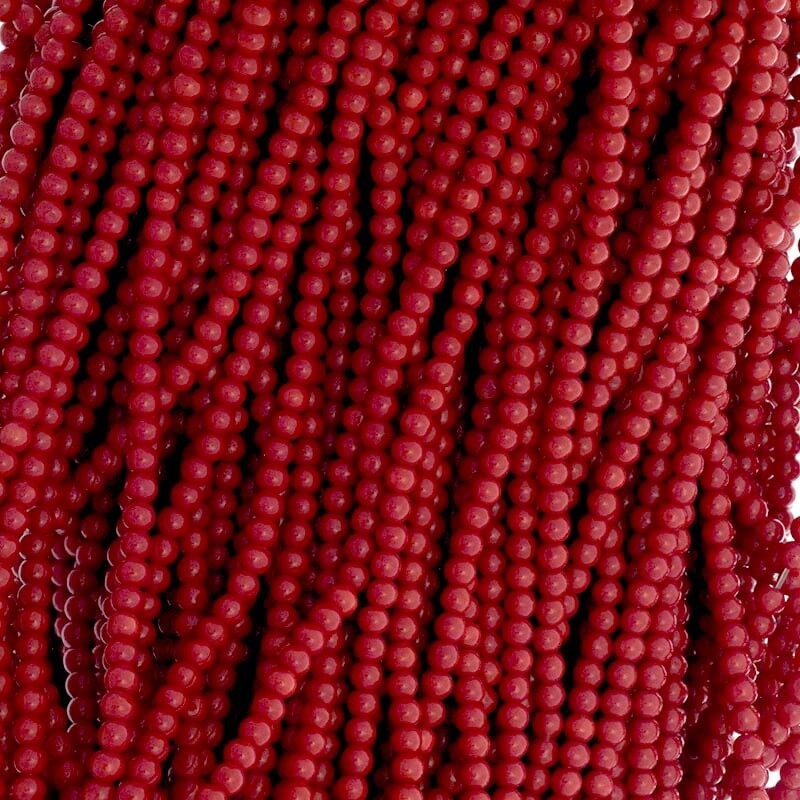 Perfect beads 4mm beads 222 pieces red SZPF0404