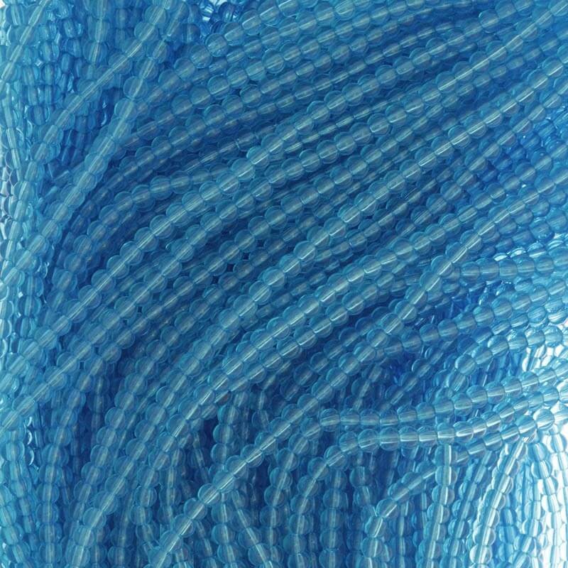 Perfect beads 4mm beads 222 pieces blue SZPF0414