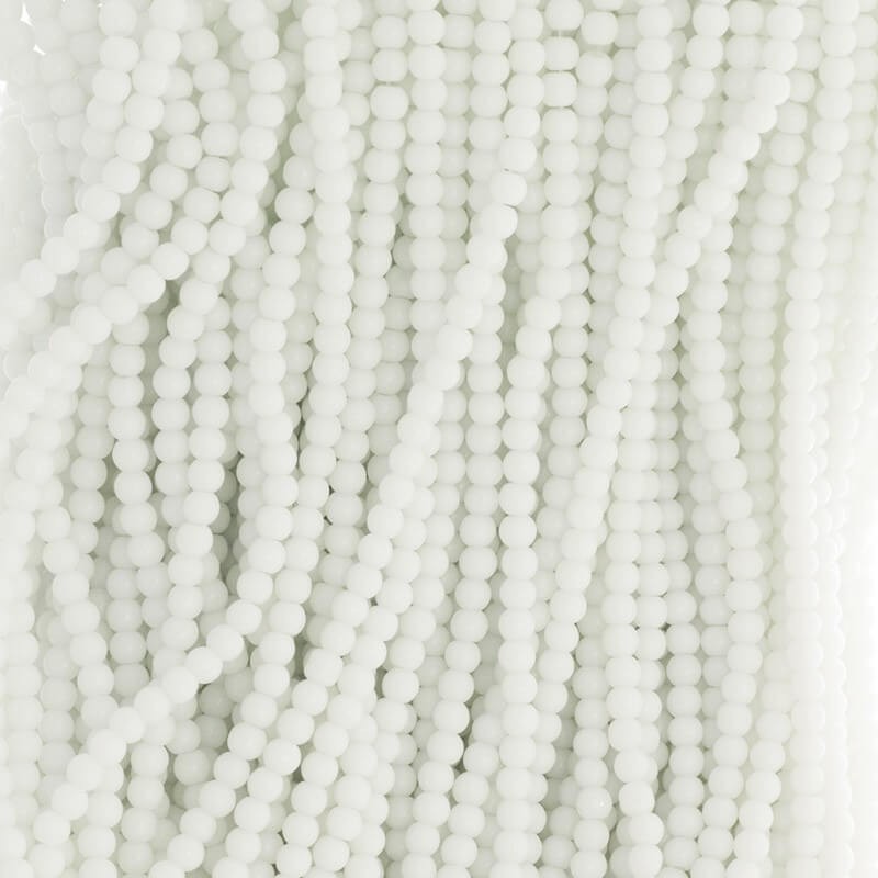 Perfect beads 4mm beads 222 pieces white SZPF0430