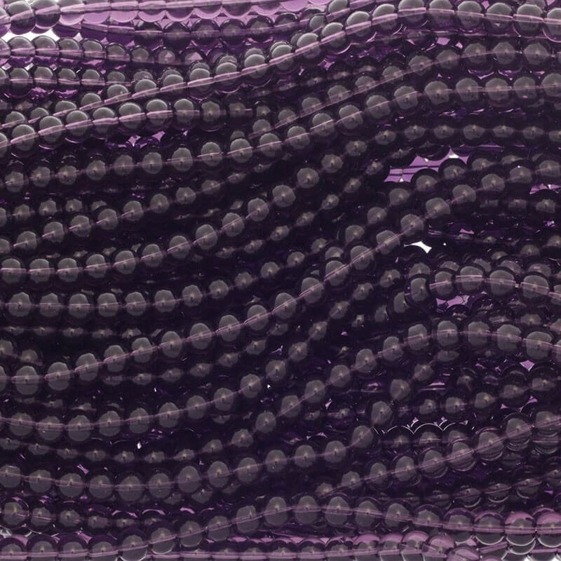 Perfect beads 6mm beads 142 pieces violet SZPF0631