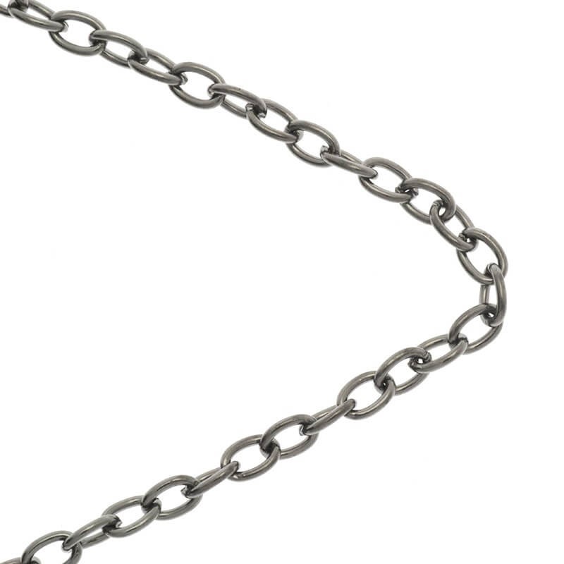 Chains / ankier 3.5x4.8mm anthracite 1m LL167AN