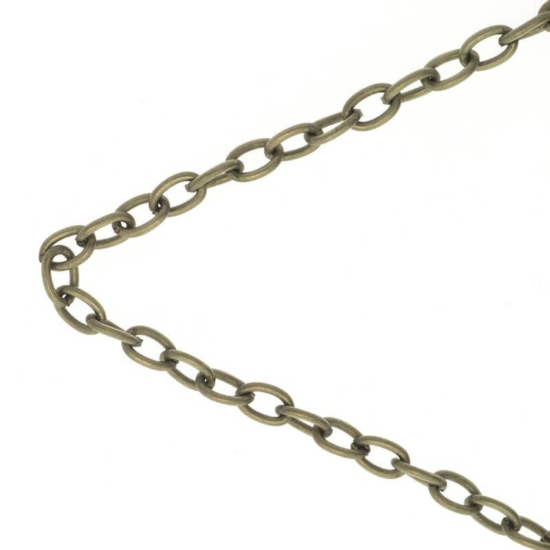 Chains / ankier 3.5x4.8mm antique bronze 1m LL167AB