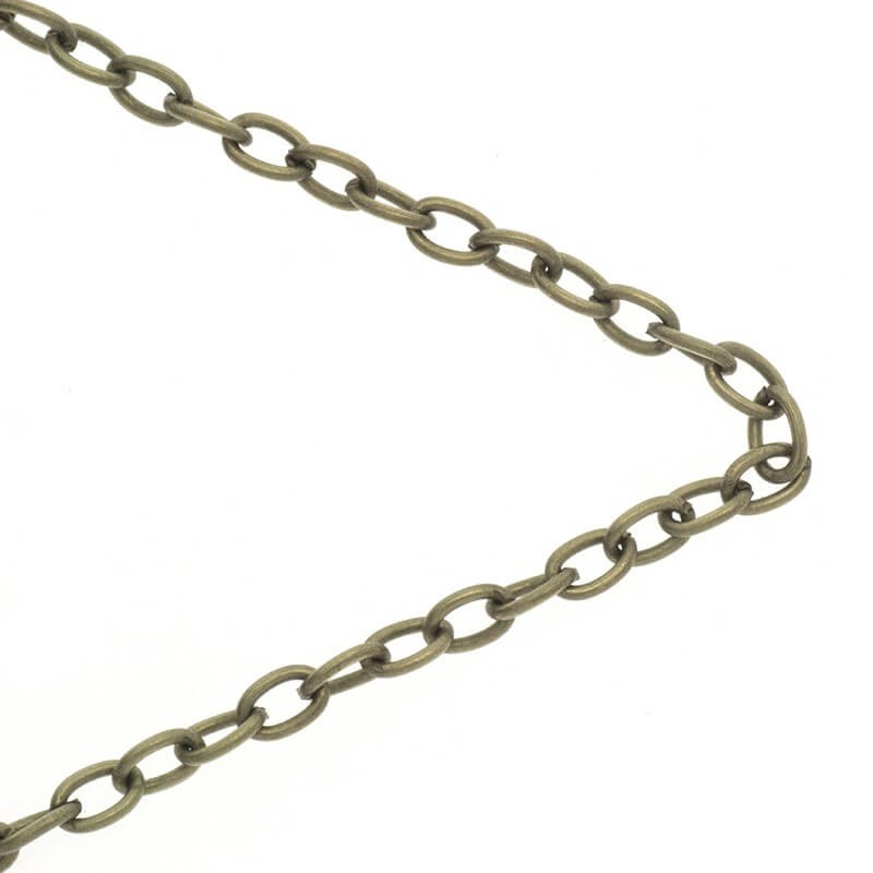 Chains / ankier 3.5x4.8mm antique bronze 1m LL167AB