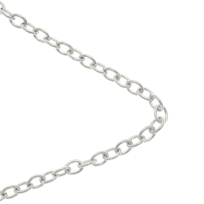 Chains / ankier 3x4mm platinum 1m LL166PL