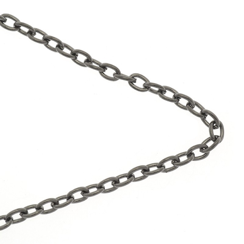 Chains / ankier 3x4mm anthracite 1m LL166AN