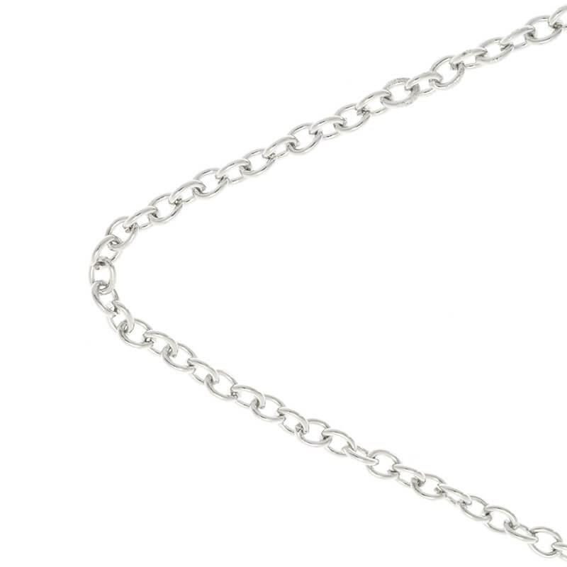 Chains / ankier 2.5x3mm platinum1m LL164PL