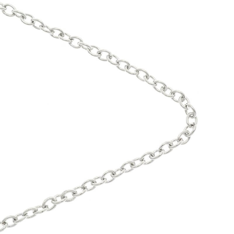 Chains / ankier 2.5x3mm platinum1m LL164PL