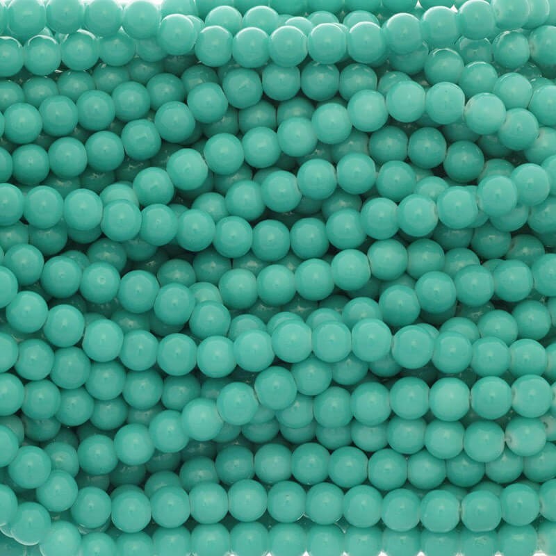 8mm Milky turquoise beads / for bracelets / 104 pieces SZTP0840