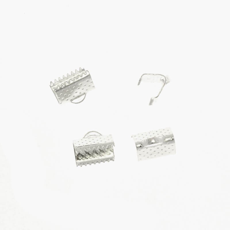 Silver crocodile clips 10x8x3mm 20pcs LAPZS10
