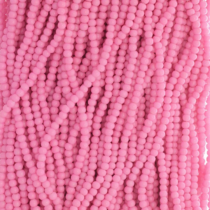 Milky beads / glass 4mm pink 210 pieces SZTP00411