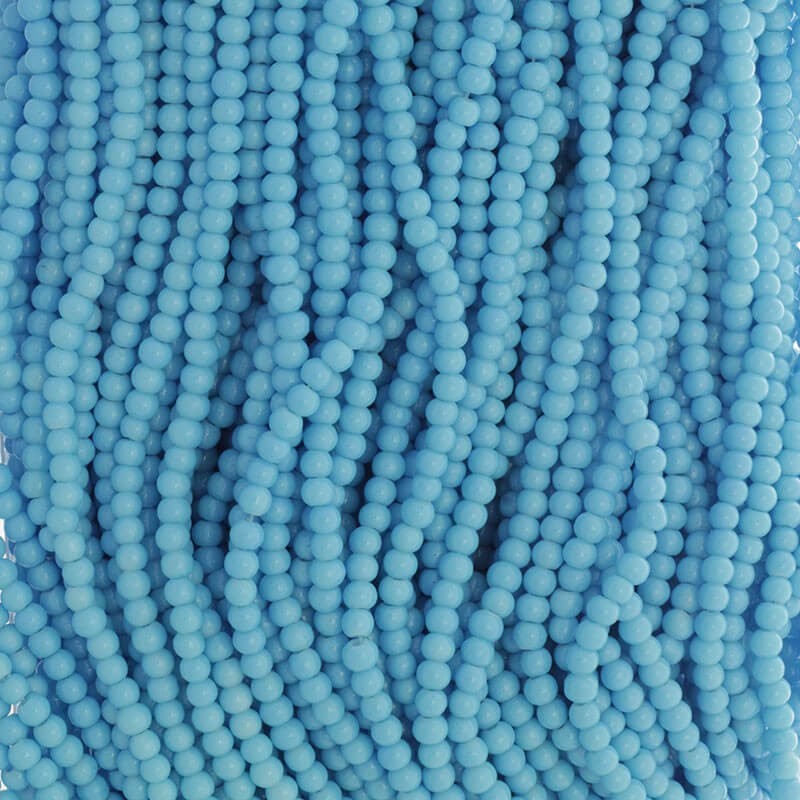 Milky beads / glass 4mm blue 210 pieces SZTP00416
