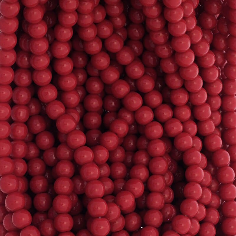 Perfect beads 8mm beads 108 pieces red SZPF0804