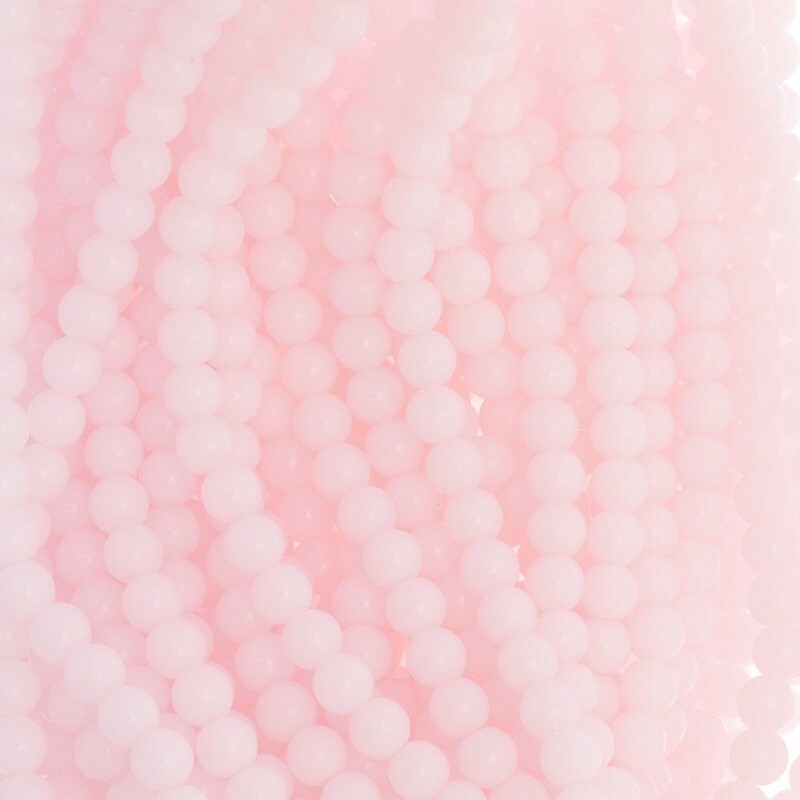 Perfect beads 8mm beads 108 pieces milky pink SZPF0806