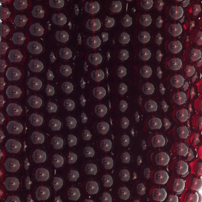 Perfect beads 10mm beads 82 pieces burgundy SZPF1002