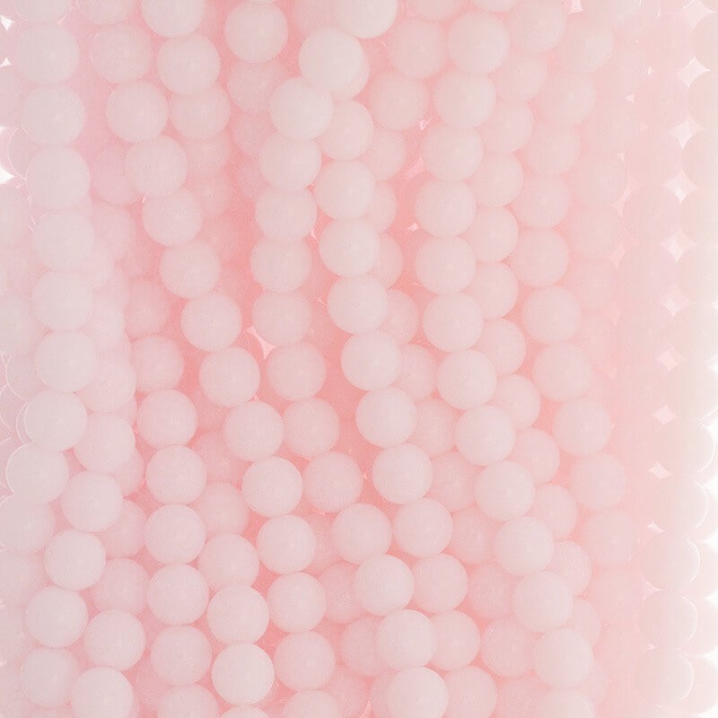 Perfect beads 10mm beads 82 pieces milky pink SZPF1006