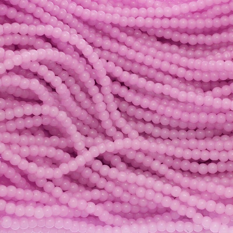 Pastels / glass beads 4mm violet 190 pieces SZPS0406