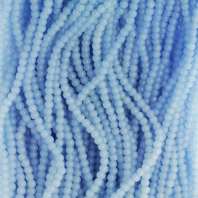 Pastels / glass beads 4mm blue 205 pieces SZPS0407