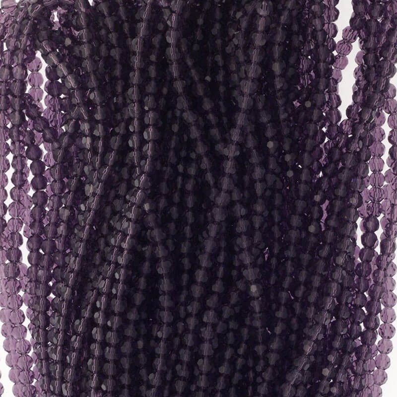 Crystal beads 4mm purple beads 96pcs SZKRKU04014