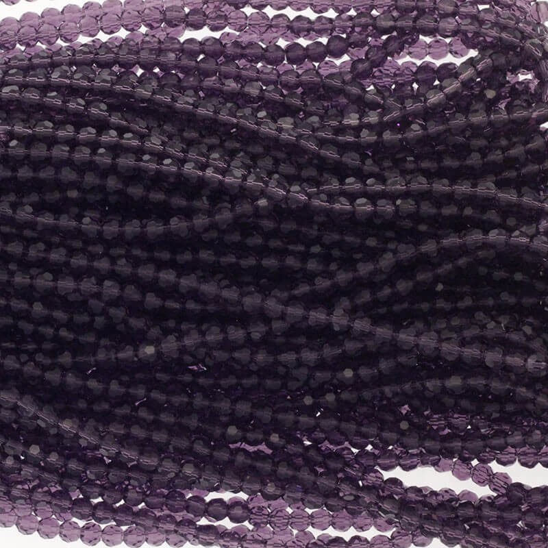 Crystal beads 4mm purple beads 96pcs SZKRKU04014