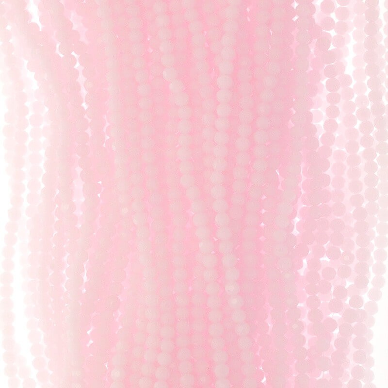 Crystal beads 4mm milky pink beads SZKRKU04125