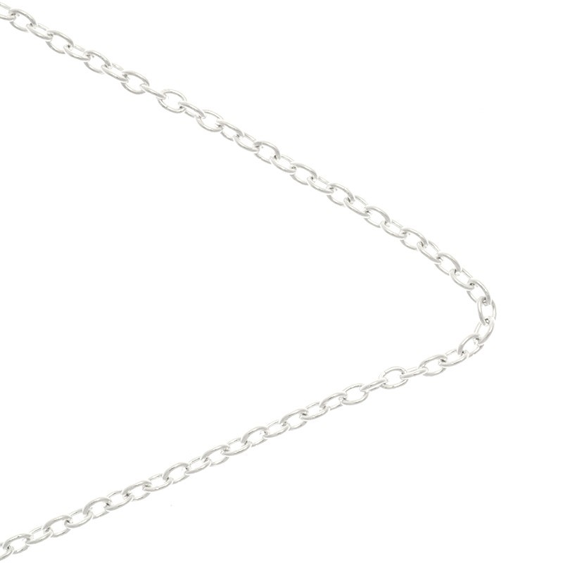 Łańcuszki / ankier jasny srebrny 2.2x3.2mm 1m LL170SS