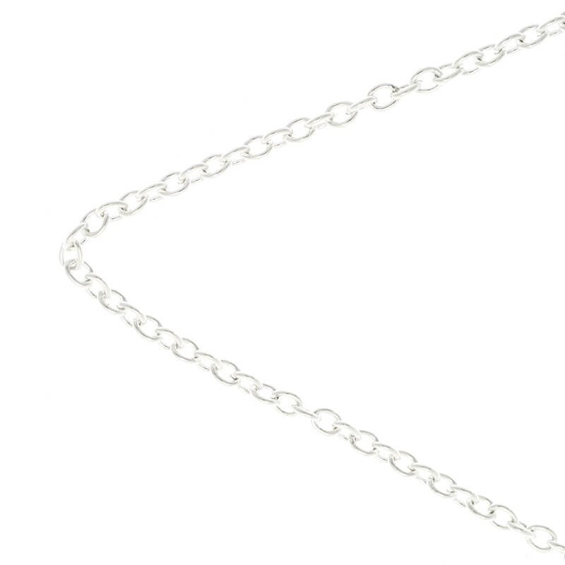 Light silver chains / ankier 2x3mm 1m LL163SS