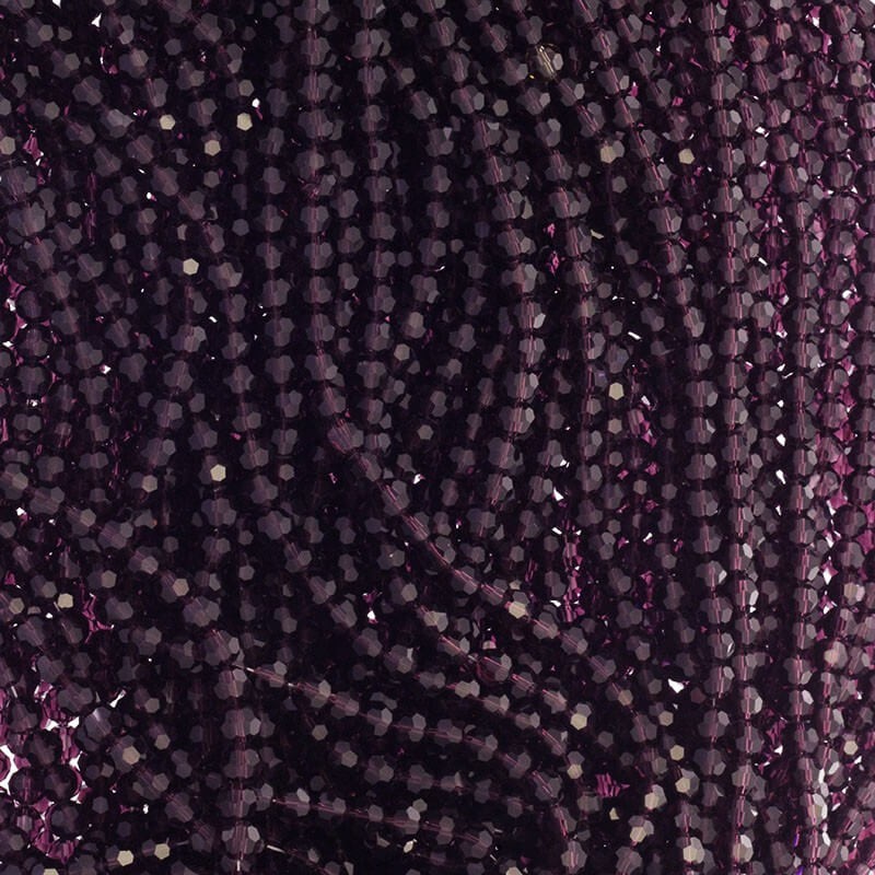 Crystal beads 6mm purple beads 100pcs SZKRKU06014