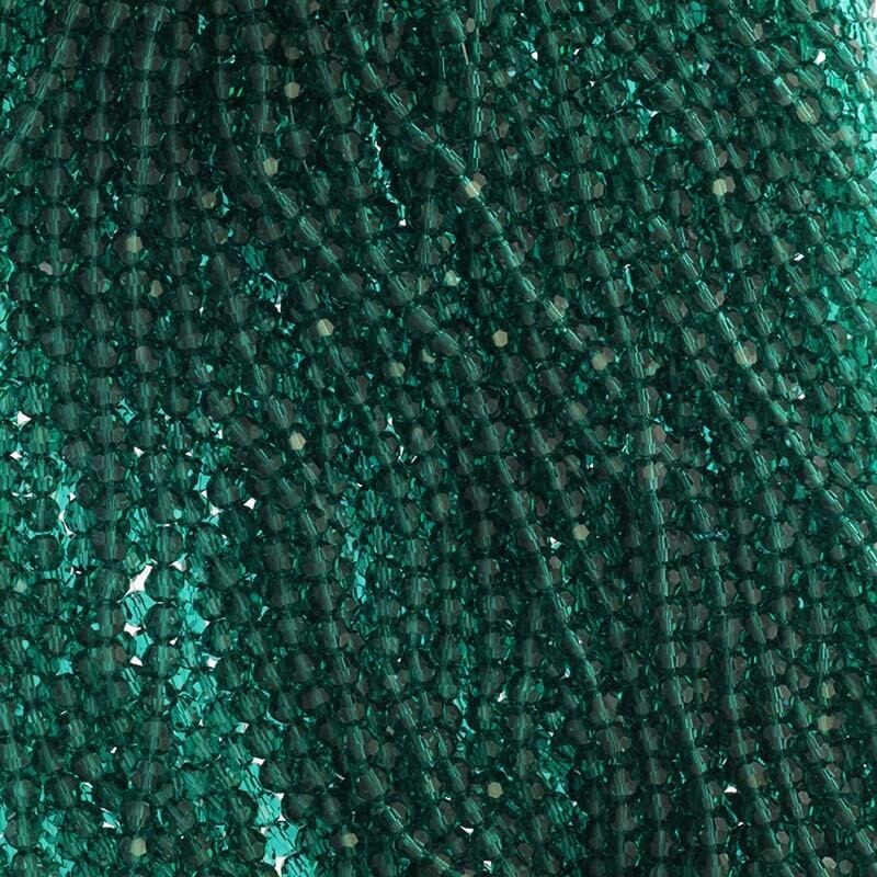 Green crystal beads 6mm beads 100pcs SZKRKU06018