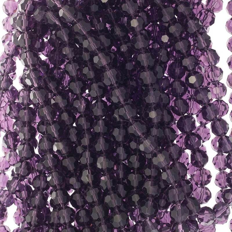 Crystal beads 10mm purple 70pcs SZKRKU10014