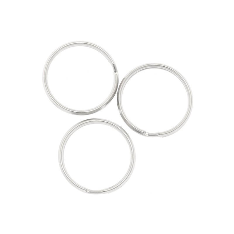 Circles for key rings 10pcs platinum 30x2.7mm ZAPBRK30