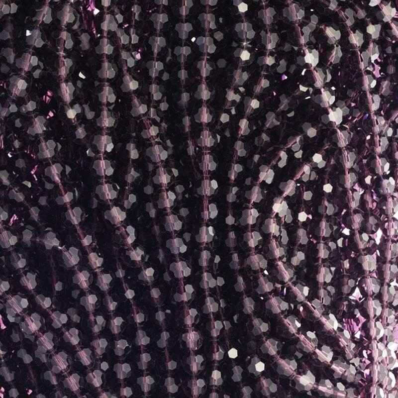 Crystal beads 8mm purple beads 72pcs SZKRKU08014