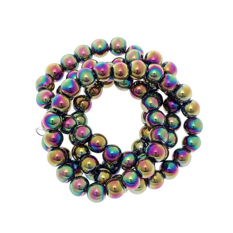 Rainbow beads beads 10mm chameleon AB 82pcs SZRB1009