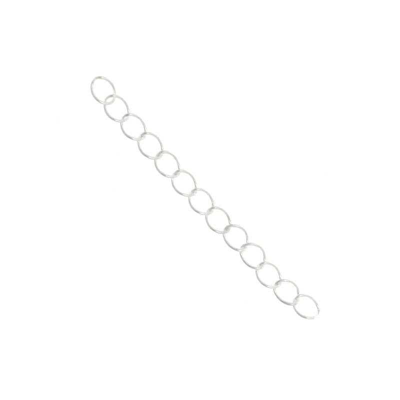 Strong regulating chains 10 pcs, silver 50x3.3x1mm LANSS5