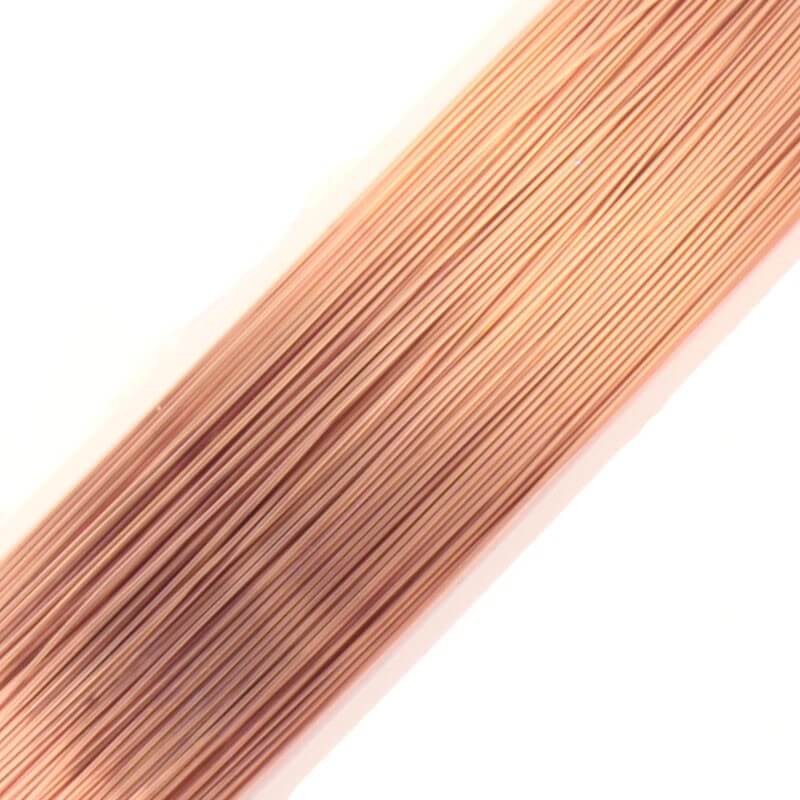 Undyed copper jewelry wire LUX 0.2mm 20 [m] (spool) DR02MX
