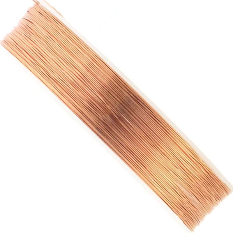 Undyed copper jewelry wire LUX 0.2mm 20 [m] (spool) DR02MX