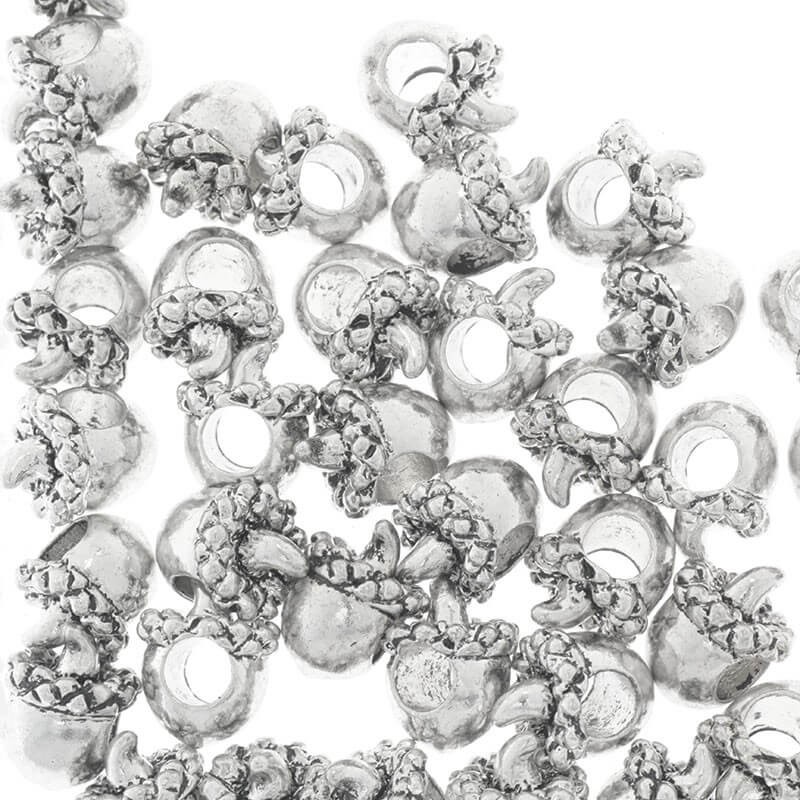 Modular beads acorns antique silver 11x14mm 1pc AASP069