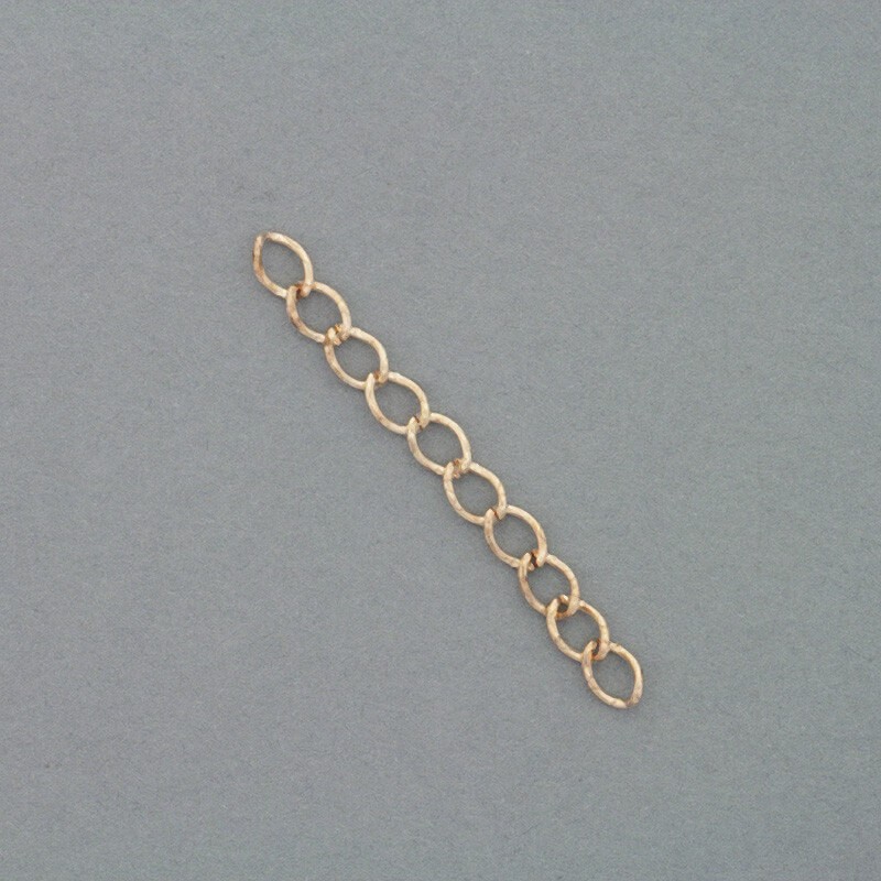 Łańcuszki przedłużające regulacyjne różowe złoto 50x5.7x4.0mm 10szt LANKGR5