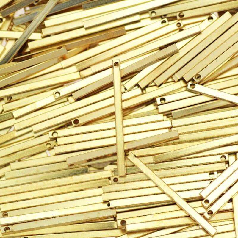Pendants sticks 30x2mm golden 2pcs AKG435
