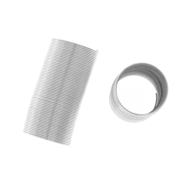 Memory wire for rings platinum 19x0.6mm 65 ribs DRPO0620PL