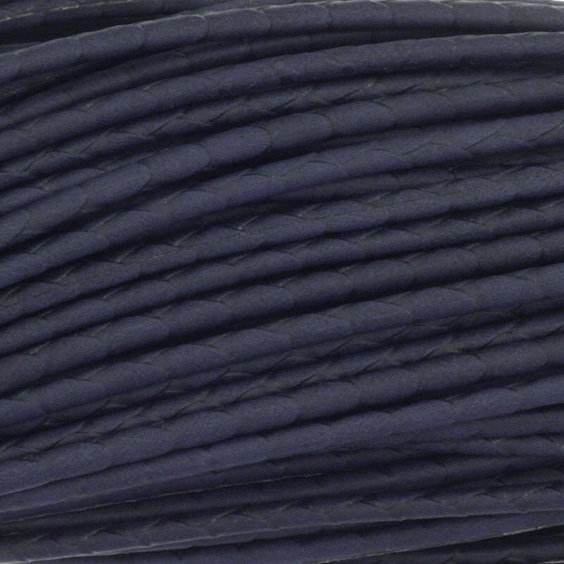 3mm navy blue braid strap with 1m spool RZSZA30