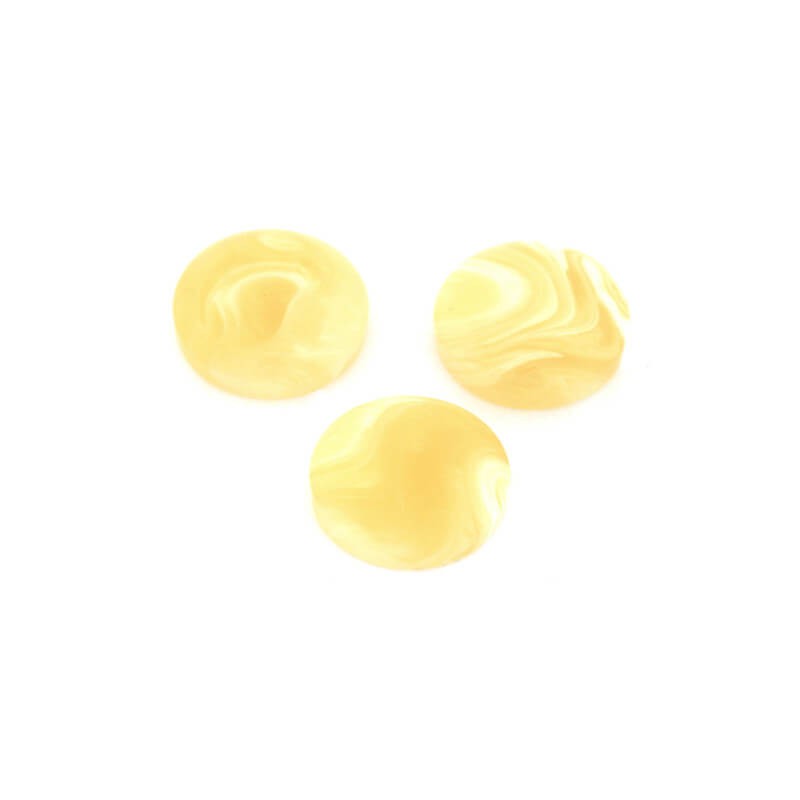 Cabochons made of resin 14mm / Agateline / butter agate 4 pcs KBAD1401