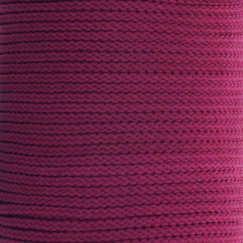 Nylon cord / braid burgundy 1.8mm 1m PW1803