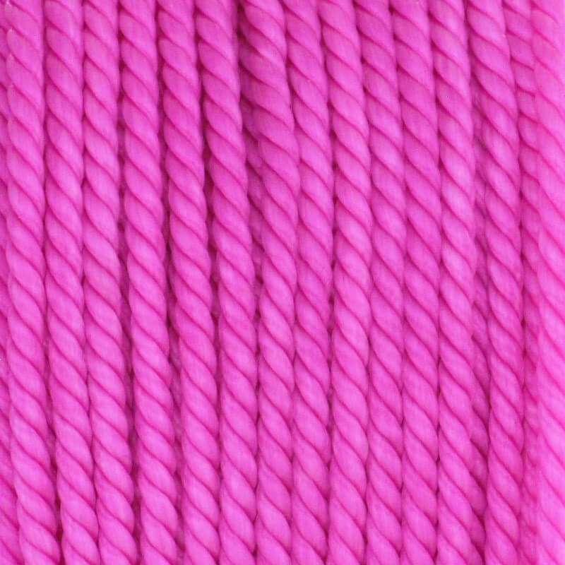 Nylon cord / Rope weave pink 1.8mm 1m PWL1801
