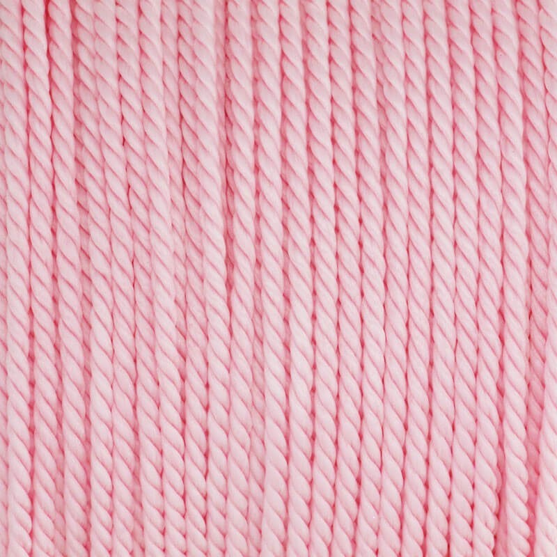 Sznurek nylonowy/ splot sznurowy jasny różowy 2mm 1m PWL2001